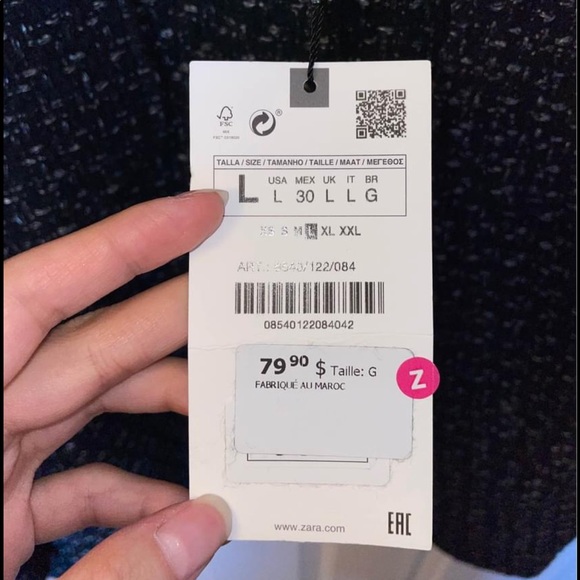 BNWT ZARA Textured Weave Overshirt - Picture 3 of 5